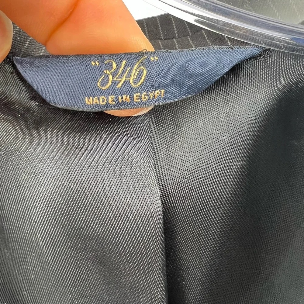 Brooks Brothers blue pin striped suit jacket blazer size 40R
